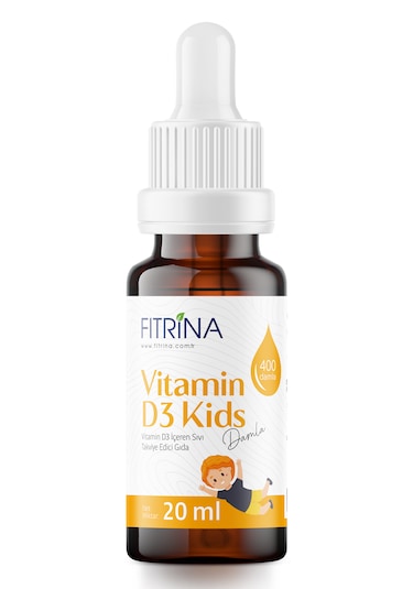 Fıtrina Vitamin D3 Kids Damla 20 Ml