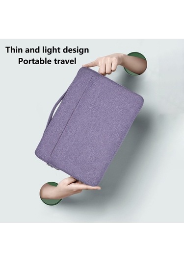 Ebitda 13,3 İnç Dizüstü Bilgisayar Kılıfı Oxford Kumaş Yumuşak Kabarık Astar Taşıma Çantası - Mavi Çok Renkli