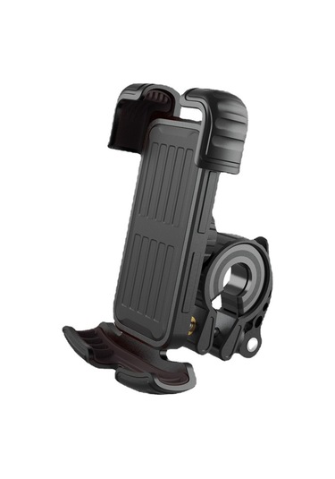 Yys-443-1 Bisiklet İtme Tipi Cep Telefonu Navigasyon Braketi Siyah Siyah