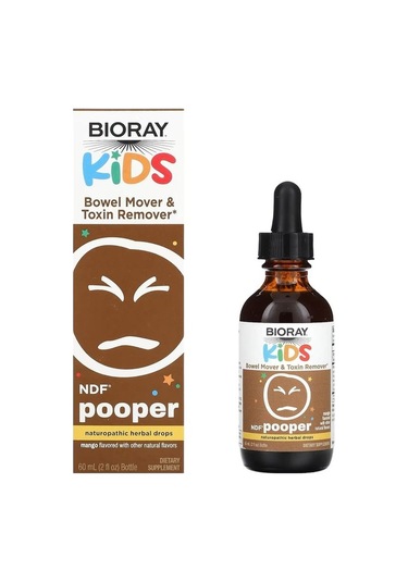 Bioray , Kids, Ndf Pooper, Mango , 2 Fl Oz 59 Ml 2 Fl Oz