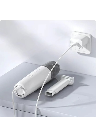 Şarjlı Mini Araç İçi Süpürge 1