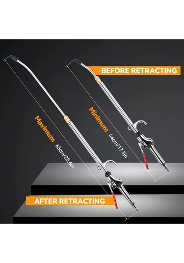 Dashanshop 26 Inç Uzatmalı Hava Tabancası Ayarlanabilir Nozul Endüstriyel Ve Ev Toz Temizleme