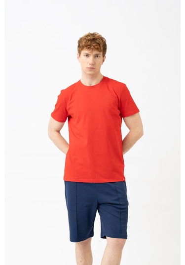 United Colors Of Benetton Erkek Tshirt Bnt-m21172 Kirmizi