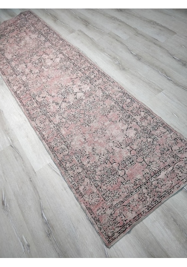 Türkmen Halı Vintage Mood 3201A Pudra 80X300 Cm Kilim