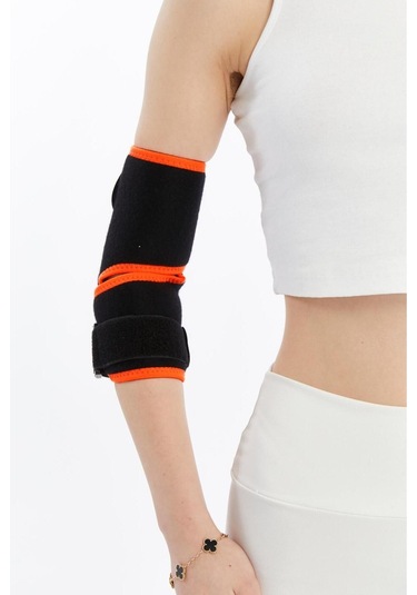 Prolife Ortopedi Tenisçi Golf'çü Fitness Spor Dirsekliği Siyah-turuncu