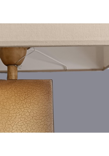 Pelta Açık Kahve Abajur Kahverengi