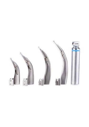 Vzn Fiberoptik Laringoskop Macintosh Set 4 Bıçaklı