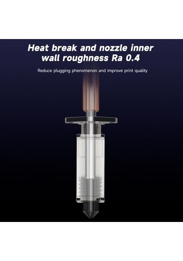 Suofeng Bambu Lab X1c/p1p İçin Yüksek Sıcaklık Dayanımlı 0.4mm Çelik Nozullu 3d Yazıcı Ekstruder Kit - Hızlı Ve Kararlı Baskı