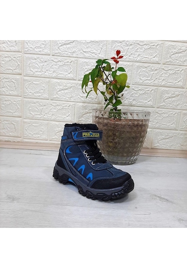Abay Prostar Mavi Renk Kaymayan Cırtlı Erkek Çocuk Bot 001