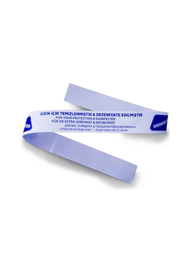 5000 Adet Otel Pansiyon Hastane Banyo Klozet Hijyen Dezenfekte Wc Bandı Sizin İçin Temizlenmiştir