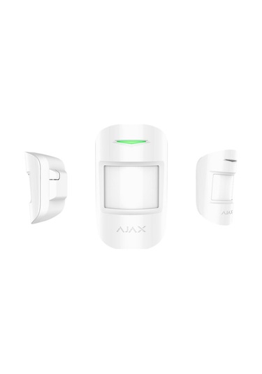 Ajax Combiprotect Kuyumcu Mikrofonlu Kablosuz Ir Hareket Ve Cam Kırılma Dedektörü Beyaz