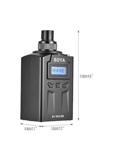 Boya Xlr8 Kablosuz Mikrofon Vericisi. Transmitter