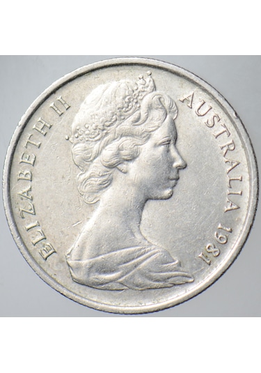 Avustralya 5 Cent 1981 Kraliçe. 19,4 Mm.