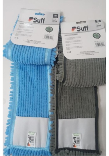 Suff 2 Adet Nemli Ve Kuru Makarna Mop Ucu Mikrofiber Paspas Yedeği 60 Cm