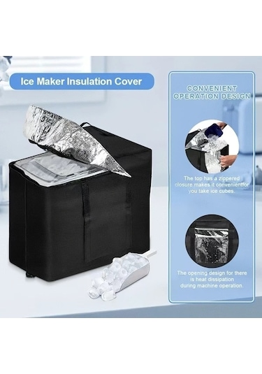 Fastbuy Çelik Siyanürlü Buz Yapıcı, Toz Geçirmez, Isıya Dayanıklı Kapı Yalıtımı, İç/dış Mekan Kullanım Siyah