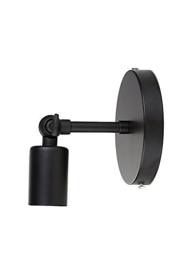 Kampanya Mafsalı Hareketli Siyah Duvar Aplik Siyah