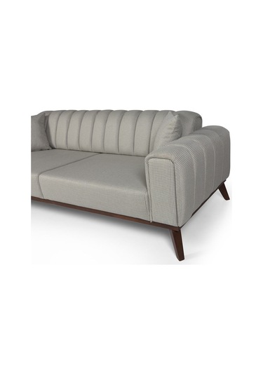 Velar Yataklı Kanepe Keten Açık Yeşil Kazayağı Açık Yeşil