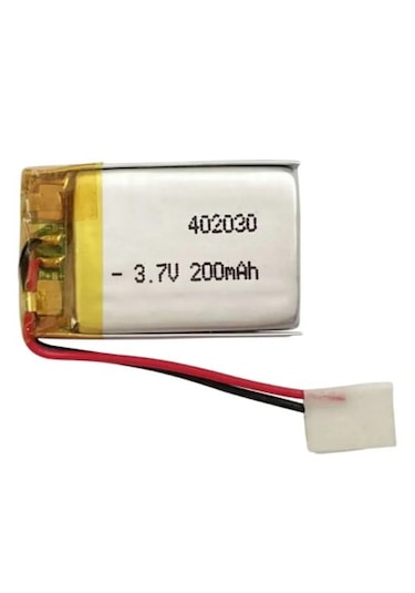 Polimer Lipo 402030 3.7v 200mah Batarya Pil