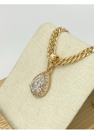 Xuping Tıbbi Alaşımdan Taşlarla Süslenmiş Kolye Ucu 323148839 Altın Rengi