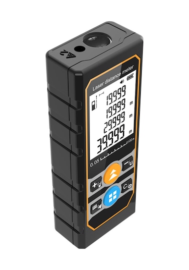 Maiyame Te100 Lazer Ölçüm Cihazı, 100m Mesafe, Açı Sensörlü, Metre/fut/inç Birimleri, Alan/hacim/iki Köşegen Modları Pil Dahil Değil