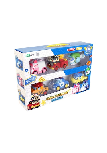 Polı Zr-914 Robocar Poli Gogo Rescue Deluxe 6 Lı Set - Standart