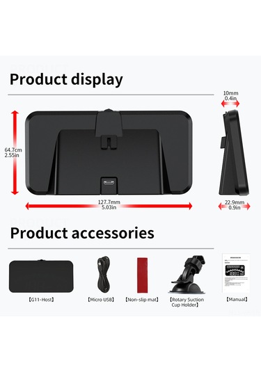 Vkemall G11 5.5 İnç Renkli Gps Hud: Hız, Yön, Yükseklik, Yorgunluk Uyarısı Ve Daha Fazlası