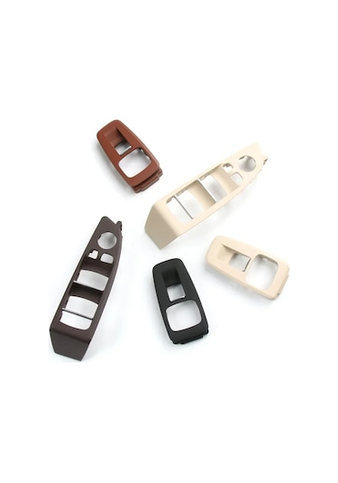 Lhd Araba Ön Sol Sağ Pencere Kaldırıcı Anahtarı Dış Çerçeve Panel Kapak Regülatörü Rear A Dark Brown 1 Piece Set