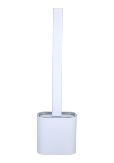 Springsun Beyaz Tpr Tualet Fırçası - Esnek Tüylerle Köşe Temizliği, Hava Dağıtıcı Tutucu Ve Dayanıklı Pp Gövde