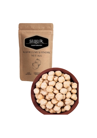 Selkur Kavrulmuş Fındık 1 KG