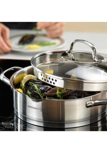 Korkmaz A1999 Steama 8 Parça Tencere Seti
