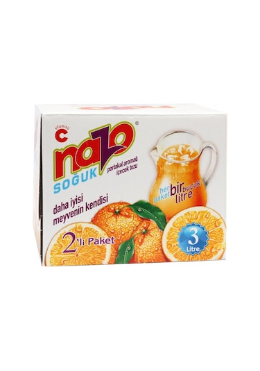 Nazo Portakal Aromalı İçecek Tozu 24 x 9 G