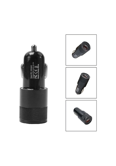 1 Adet 66w Araç Şarj Cihazı Hızlı Şarj 3.0 Usb Tip C Hızlı Şarj Pho 1 Adet