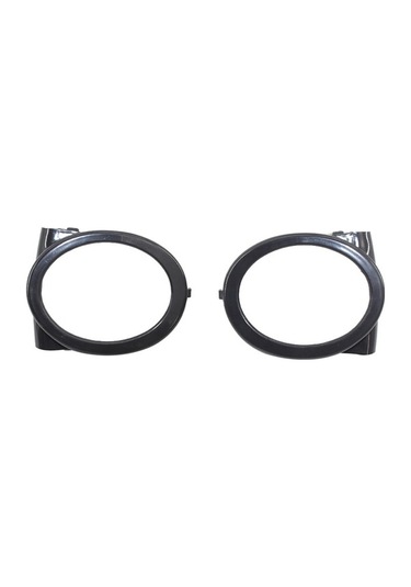 Supermarket1 Bmw 3 E46 M3 2000-2005 İçin Tek Delik Sis Lambası Çerçevesi Seti - Dayanıklı Plastik, Kolay Kurulum, Siyah