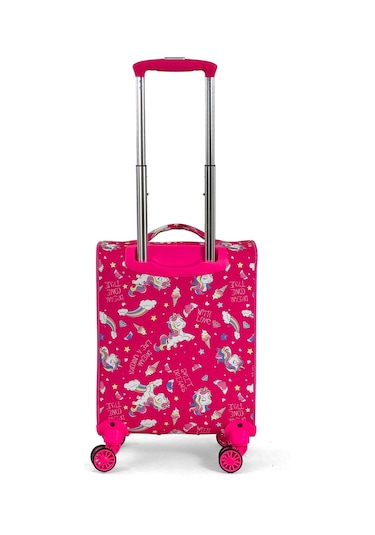 Çocuk Karakterli 4 Tekerlekli Valiz, Eğlenceli Seyahat Arkadaşı - Unicorn Unicorn