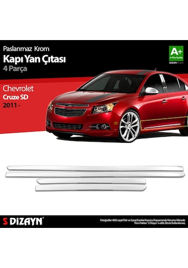 Chevrolet Cruze Sd Krom Kapı Yan Çıtası 2011 Üzeri