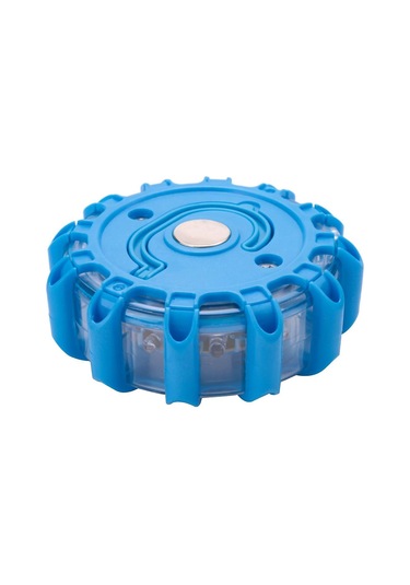 Süper Parlak 15 Led Yuvarlak Uyarı Işığı Acil Durum Yanıp Sönen Uyarı Işığı Yuvarlak Araba Tavan Polis Lambası