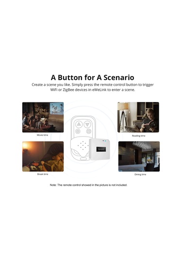 Suofeng Sonoff Rf Bridger2 Akıllı Ağ Geçidi - 433mhz Rf, Google/alexa Uyumlu, Beyaz, Ewelink Uygulaması İle Kontrol