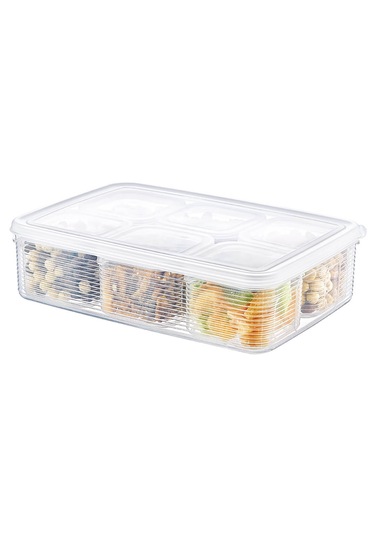 Klassy Line Saklama Seti 6+1 2,30 Lt +0,25 Lt 6 Lı Kahvaltılık Orta Boy Şeffaf