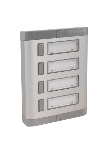 ZİL BUTONU 4'LÜ ALÜMİNYUM 1.KALİTE