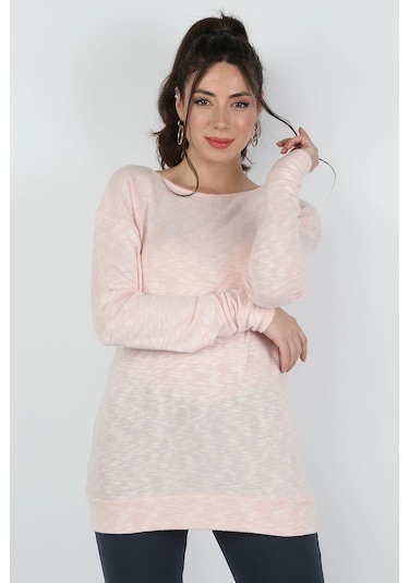 Balins Kadın Damla Muline Triko - Pembe Pembe Hardal