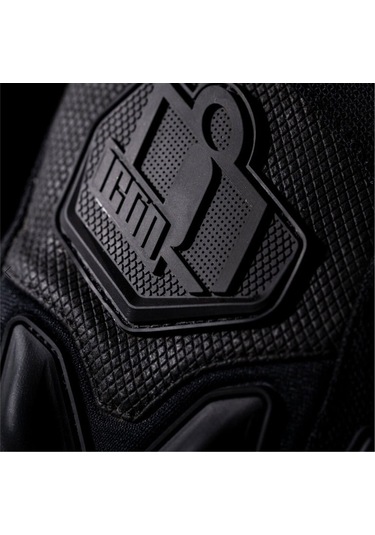 Icon Automag 3 Korumalı Motosiklet Eldiveni Siyah