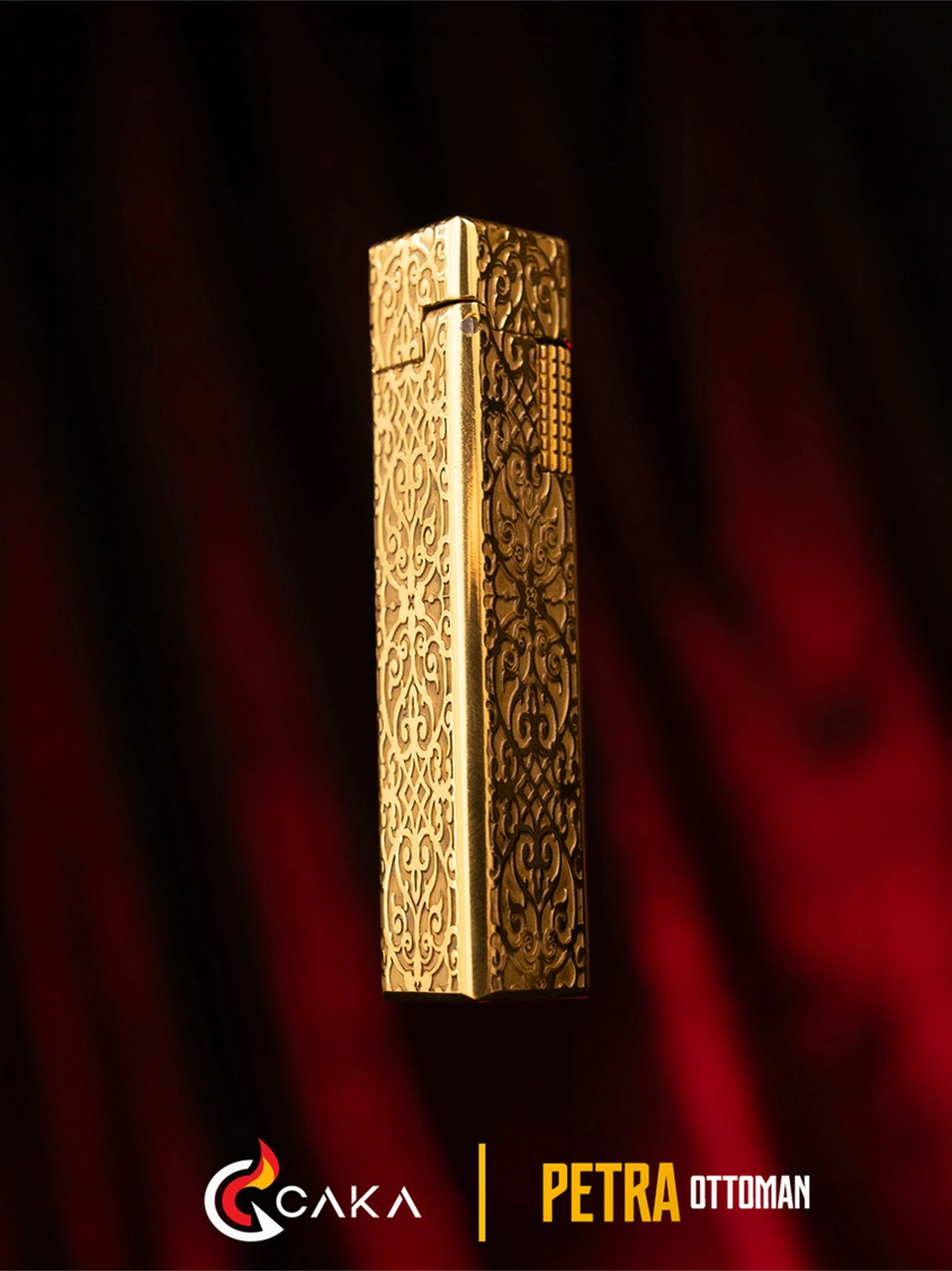 Caka Lighter Petra Ottoman Premium Çakmak Gold
