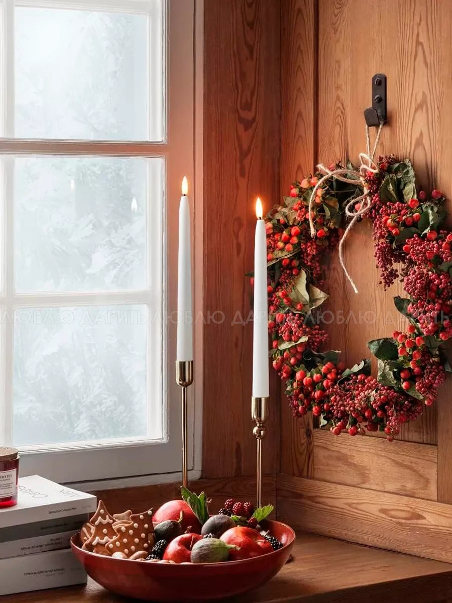 Lublu Darit' Pilli Led Mumlar 6 Adet, Titreşimli 200044584 Beyaz