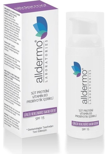 Alldermo Günlük Nemlendirici Bakım Kremi Spf15 50 ML