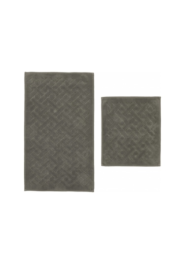 Karaca Home Foley 2'li Banyo Paspası Açık Gri Renkli