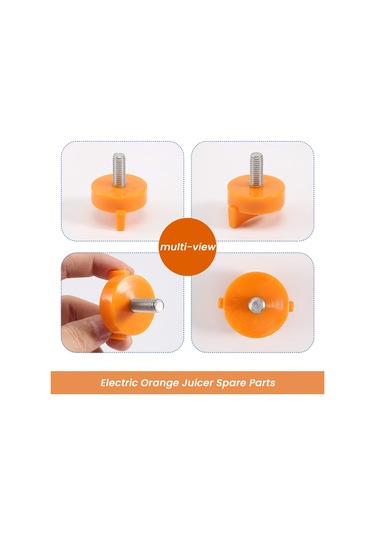 Xurunkeji Xc-2000e Elektrikli Portakal Sıkma Makinesi Parçaları İçin 2 Adet Meyve Suyu Sıkacağı Yedek Parçaları Meyve Suyu Sıkma Makinesi Parçaları Turuncu