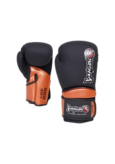 Dragondo Prakan Boks Eldiveni Siyah Bandaj Ve Şeffaf Dişlik Boks Seti10 Siyah