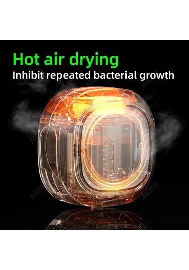 Şarj Edilebilir Diş Fırçası Sterilizatörü Kurutma Fonksiyonlu Beyaz