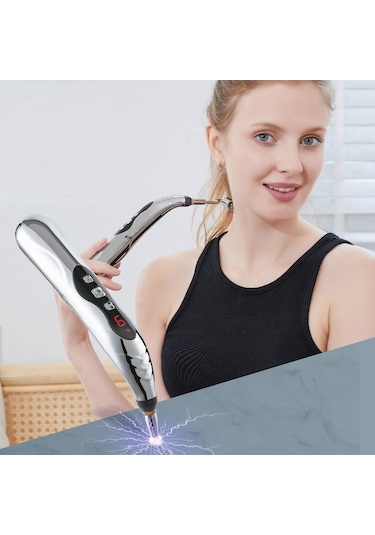 Butu Dolaşan Enerji Otomatik Nokta Bulma Meridyen Kalemi Ev Ağrısı Elektronik Akupunktur Kalemi Özellikler 5 Başlı Renkli Kutu Çok Renkli