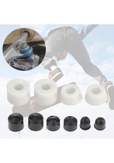 Homyl Açık Için Kaykay Kamyon Burç Kiti Amortisörler Beyaz Beyaz Çok Renkli